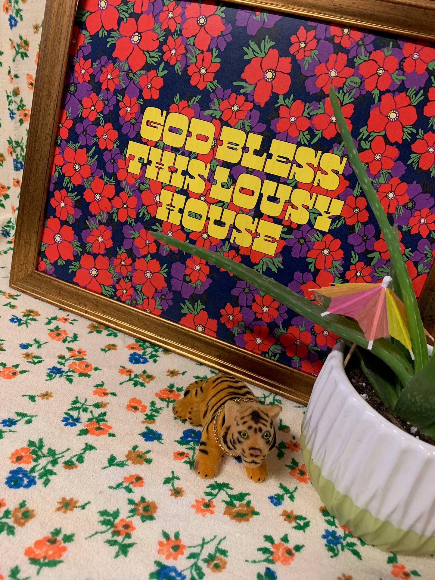 God Bless this Lousy House - 11 x 14 print - MBMB