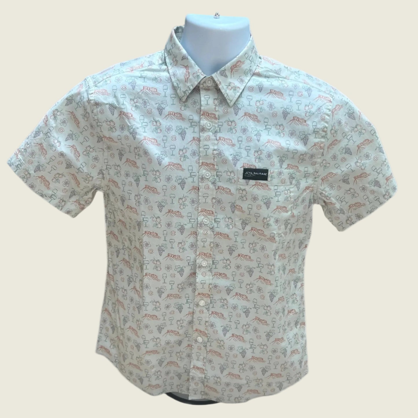 Palisade Fruits Button Up Shirt