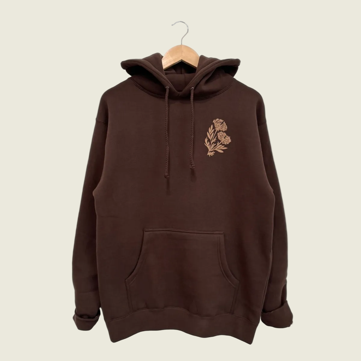 Wild Field Unisex Hoodie - Brown
