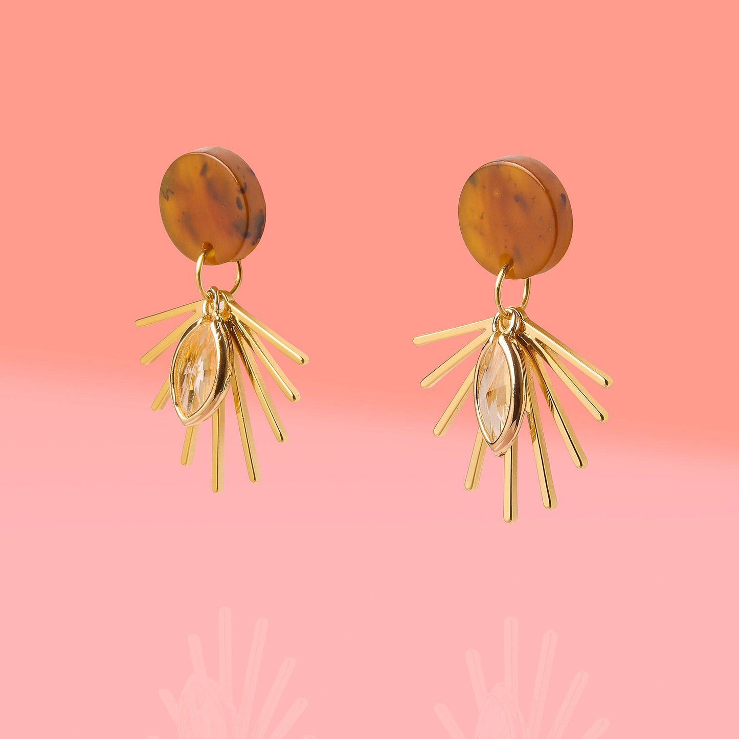 Sienna Starburst Celestial Dangles
