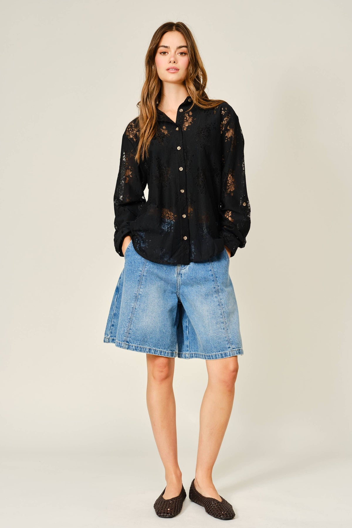 Dolly Button Down