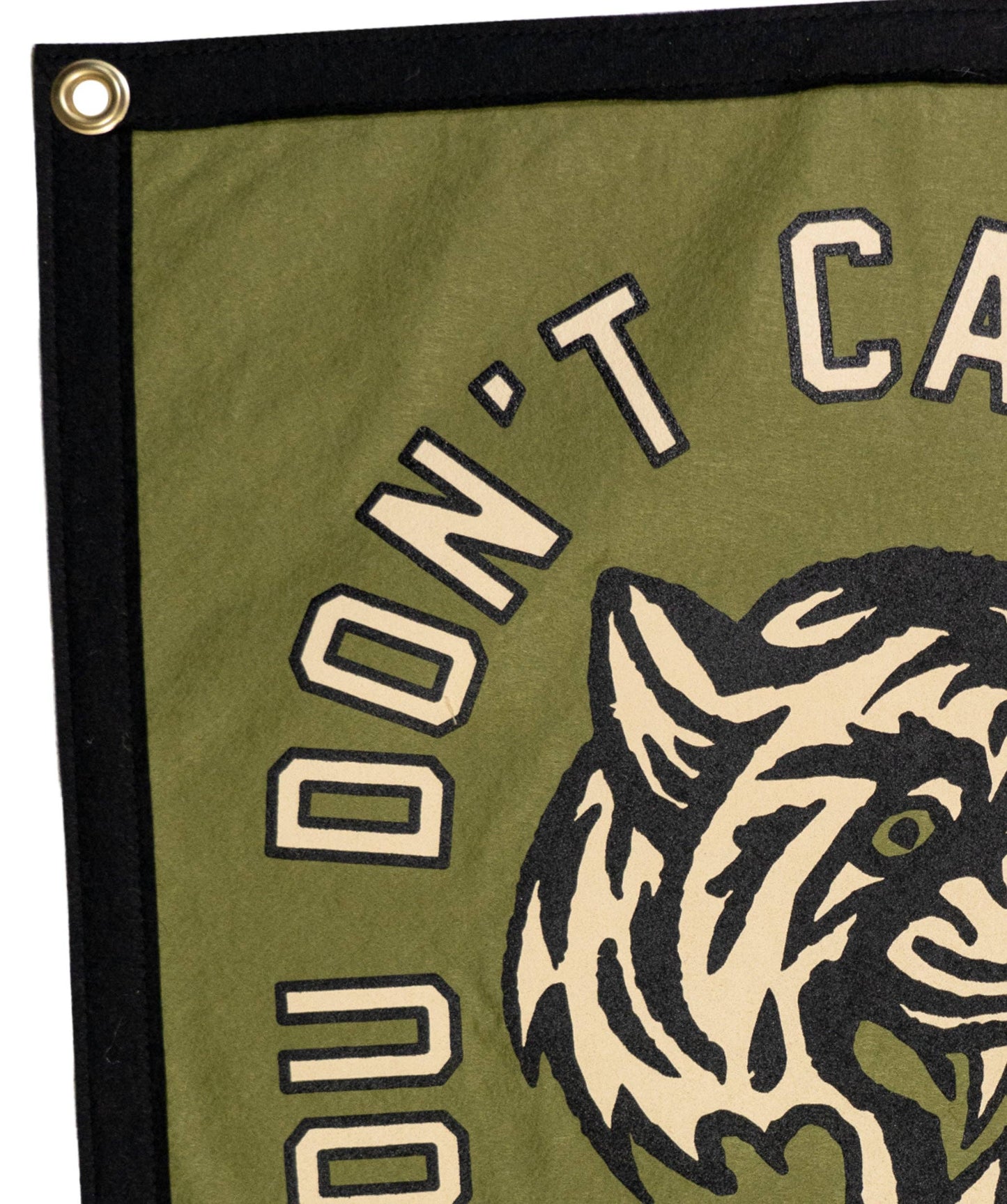 You Don’t Care For Me Enough To Cry Camp Flag • John Moreland x Oxford Pennant