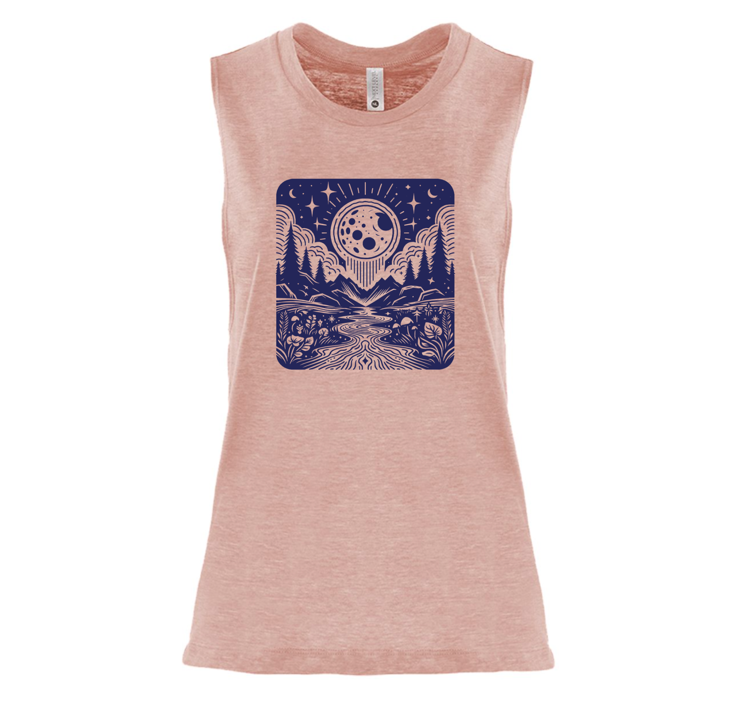Cosmic River Desert Pink Women's Tank Top
