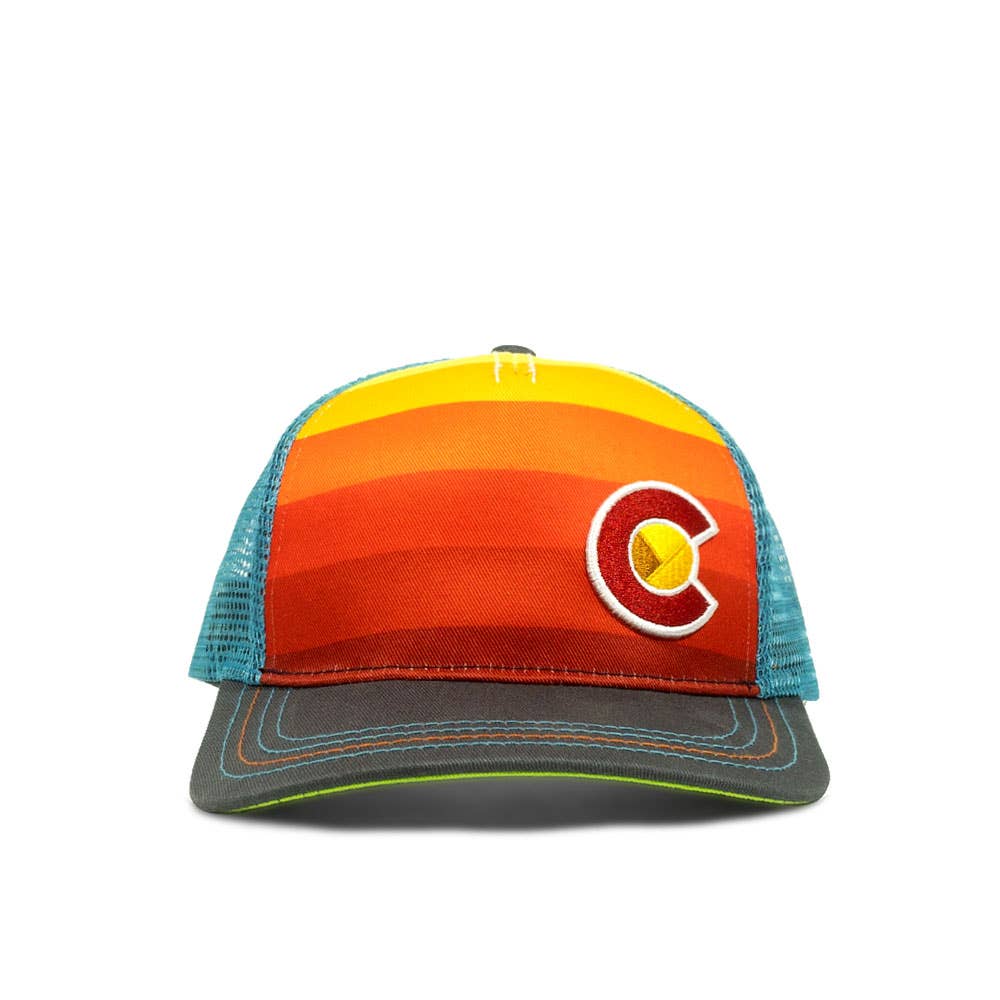 Colorado Lil' Fit Sunset Fader Curve Bill Hat