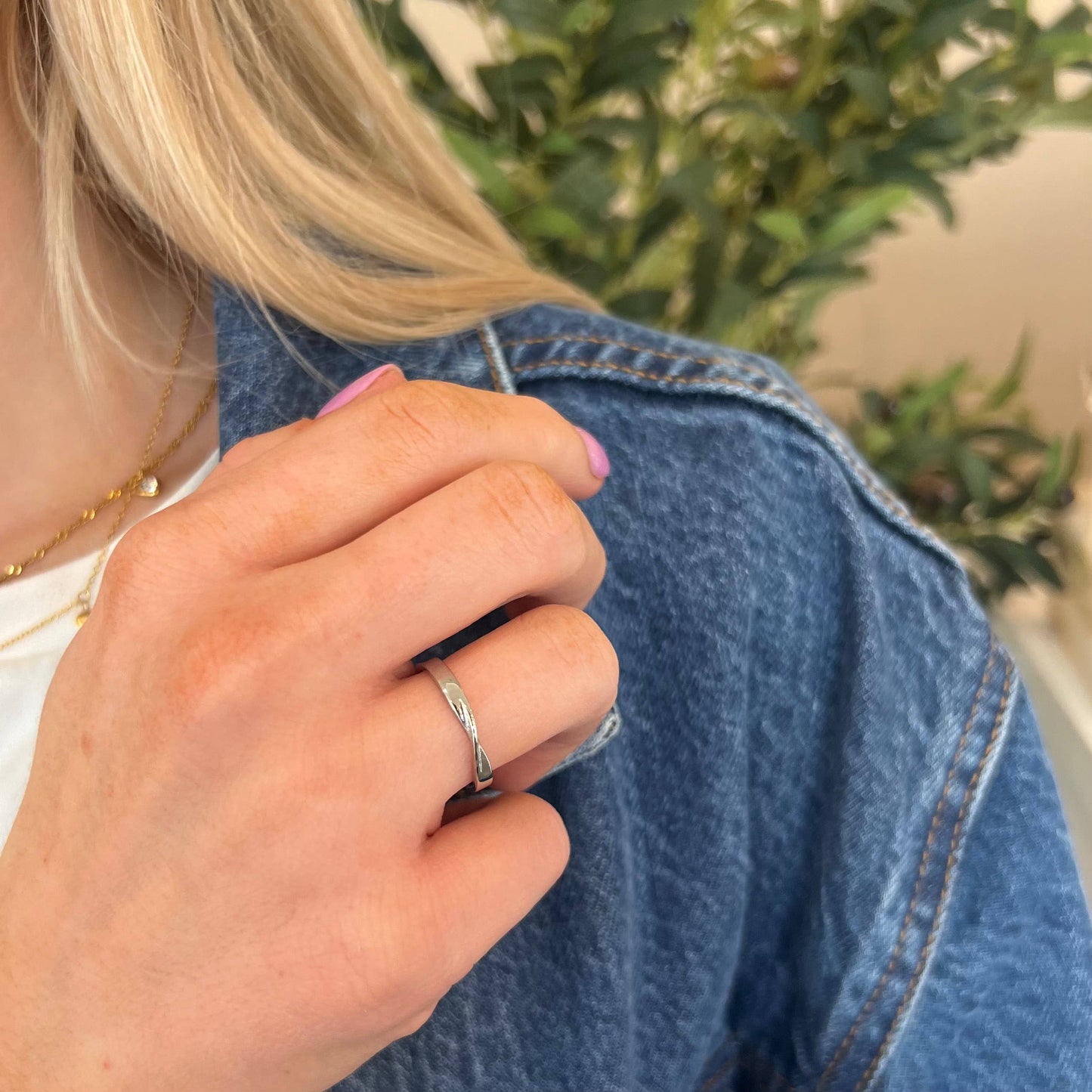 Silver Viv Twisted Ring - Nikki Smith Designs