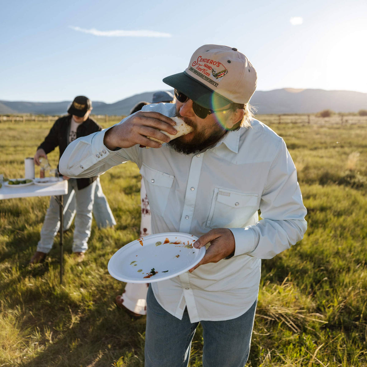 Hand Tied Flies Hat - Sendero
