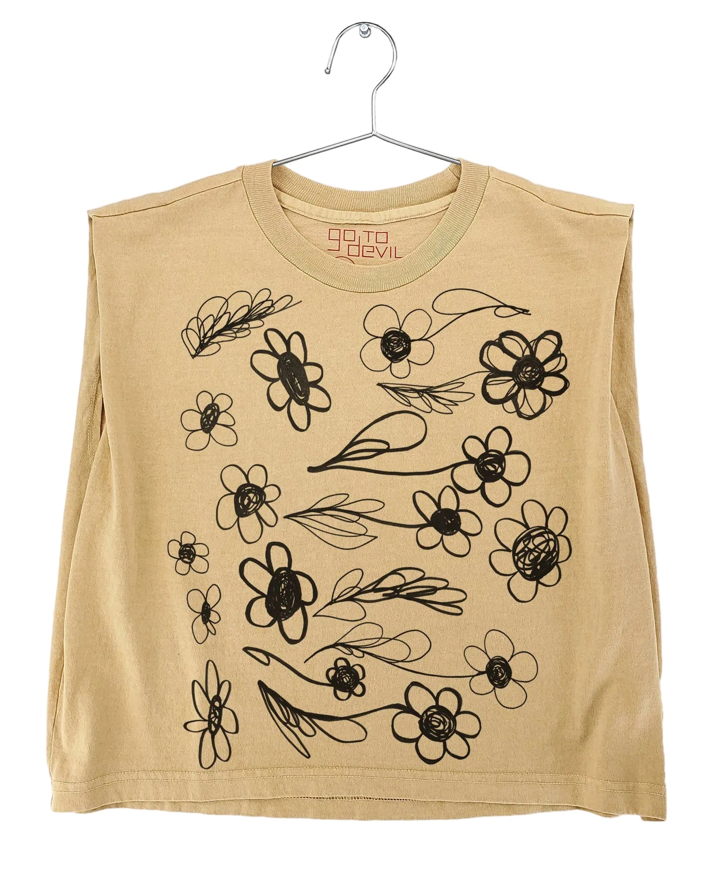 Flower Fury Joan Heavyweight Muscle Tee
