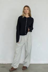 Piper Knit Cardigan with Mismatched Buttons