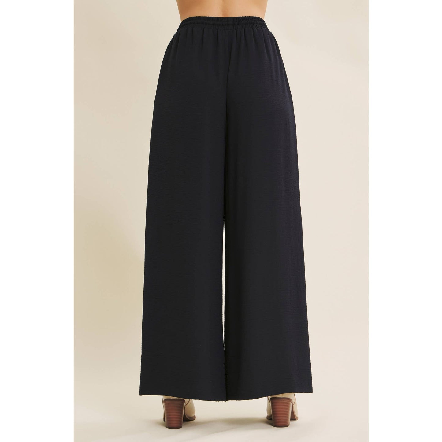 High Waist Wide Leg Mocha Pants