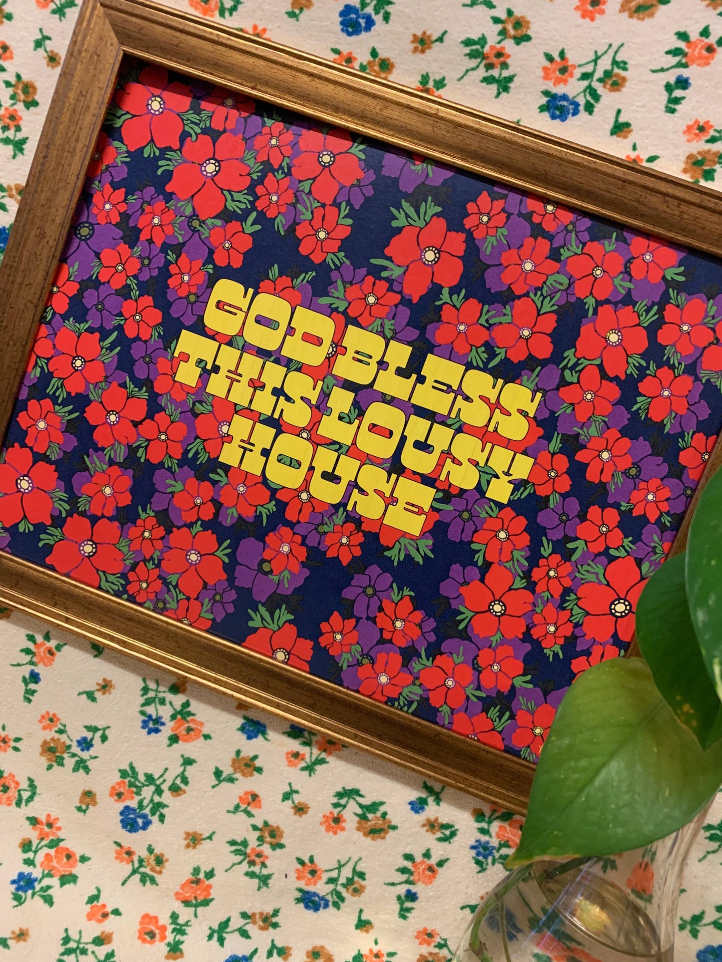 God Bless this Lousy House - 11 x 14 print - MBMB