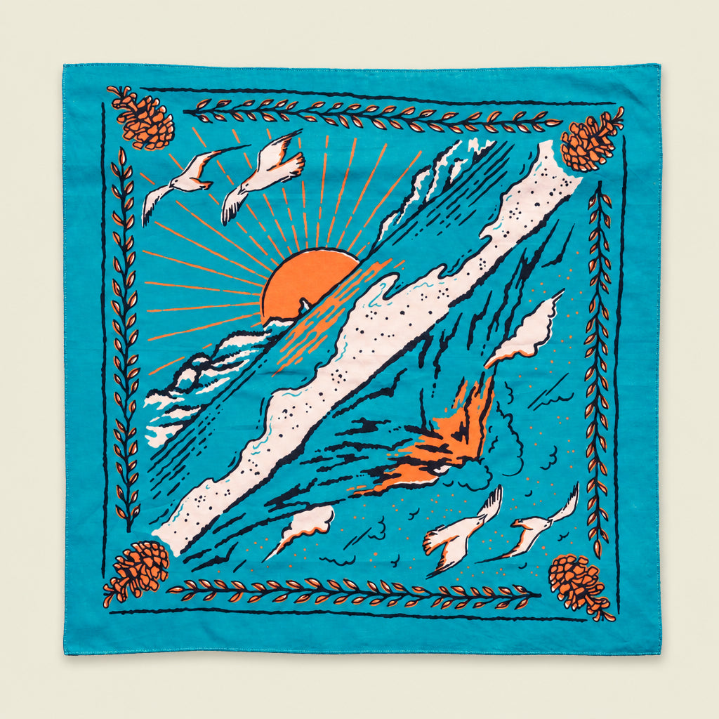 "Volcano And Sea" - BANDITS Bandanas