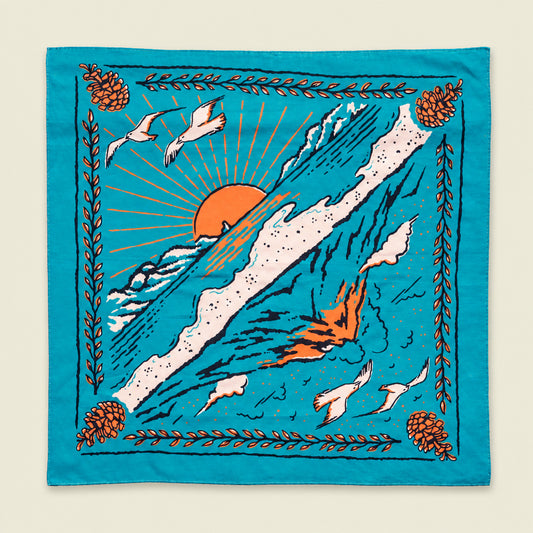 "Volcano And Sea" - BANDITS Bandanas
