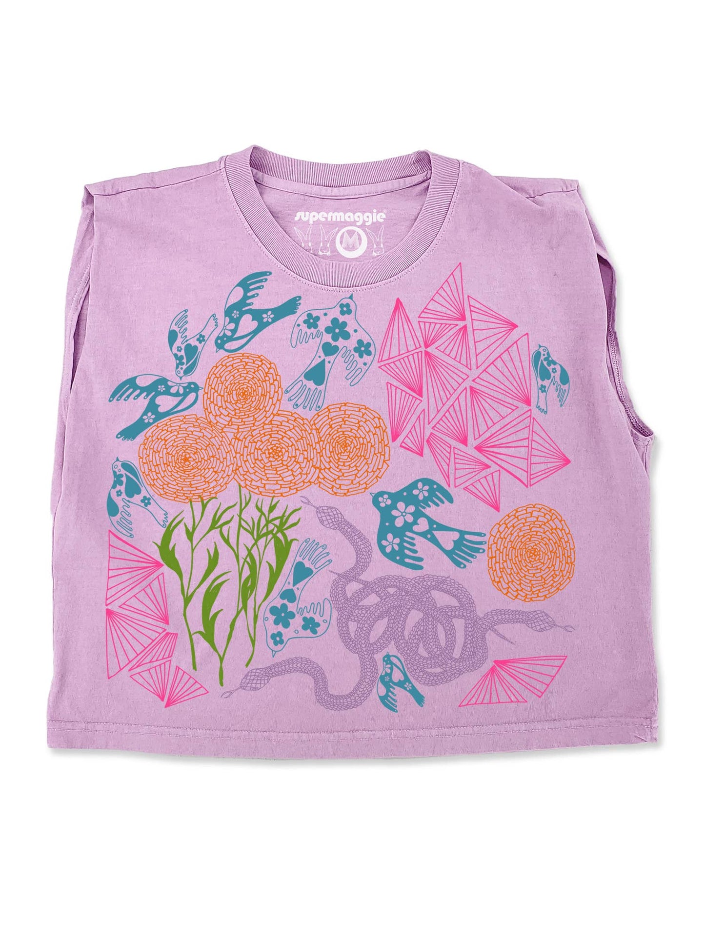 Secret Garden Maisie Heavyweight Muscle Tee