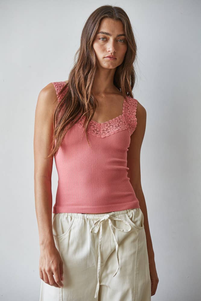Seamless Ribbed Tank Top
