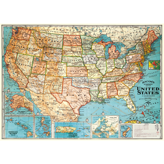 Print/Poster - USA Map