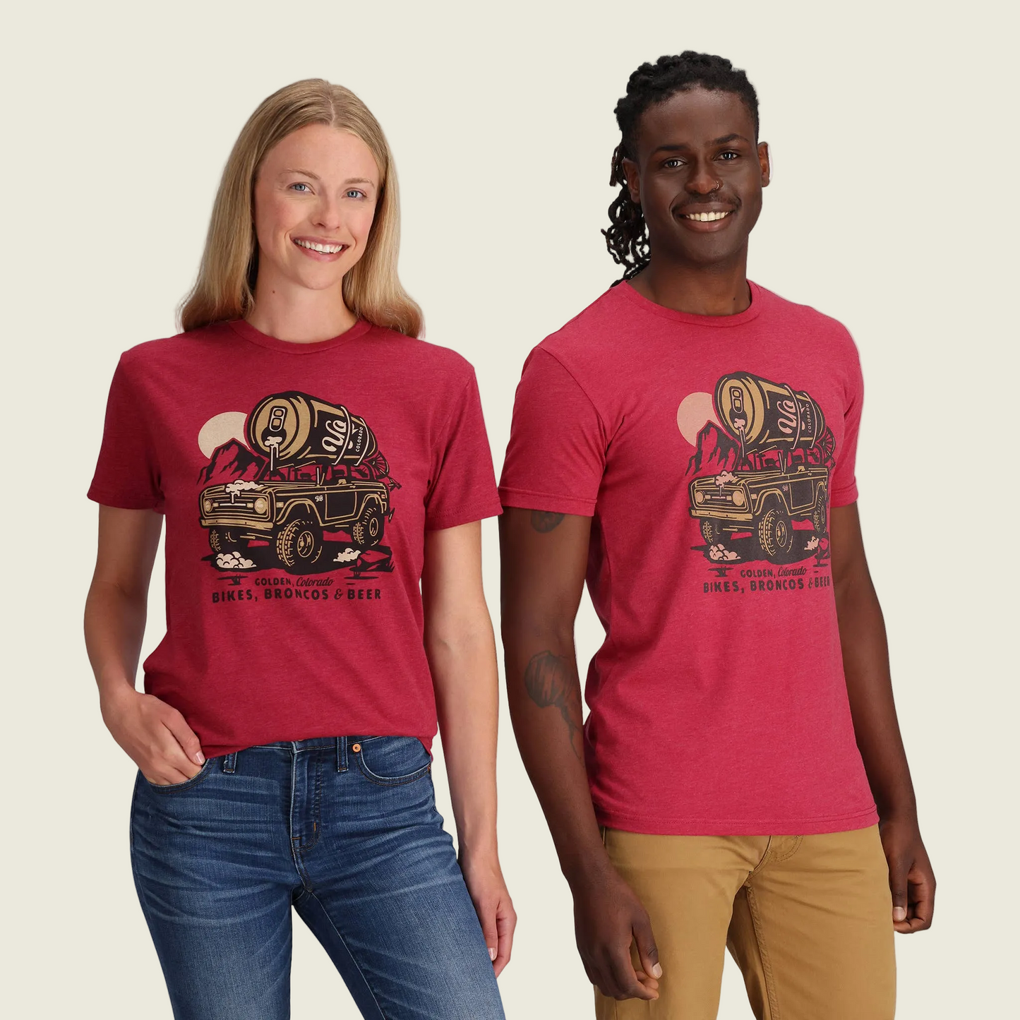 Bikes, Broncos and Beer T-Shirt