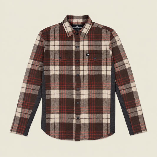 Men's Deadline Tek Flannel - Telluride Brown