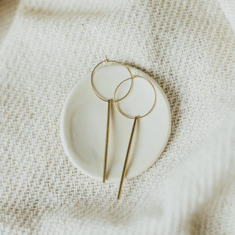 Flux Hoop Earrings