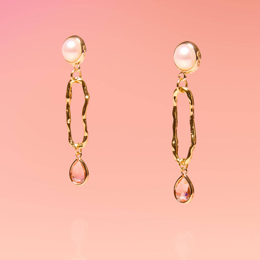 Boho Chic Oval Hoops Glam