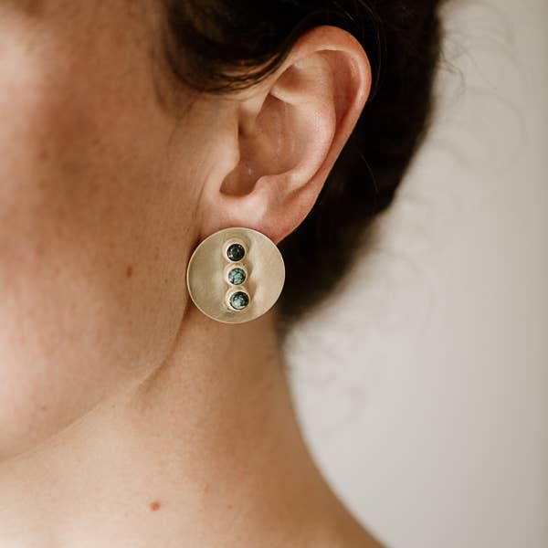 Gallatin Studs // Turquoise
