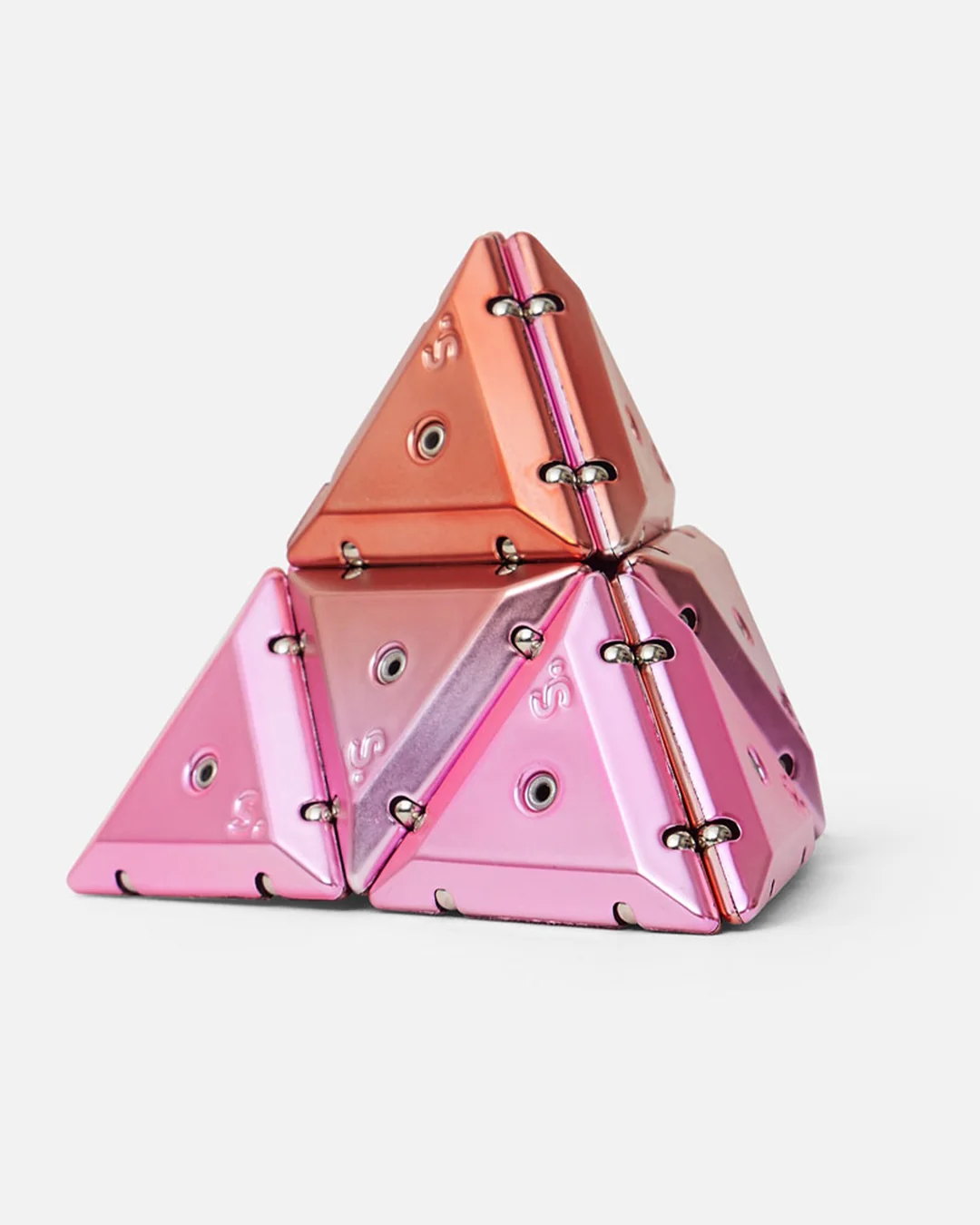 Geode Chrome Pyramid Fidget Toy - Speks