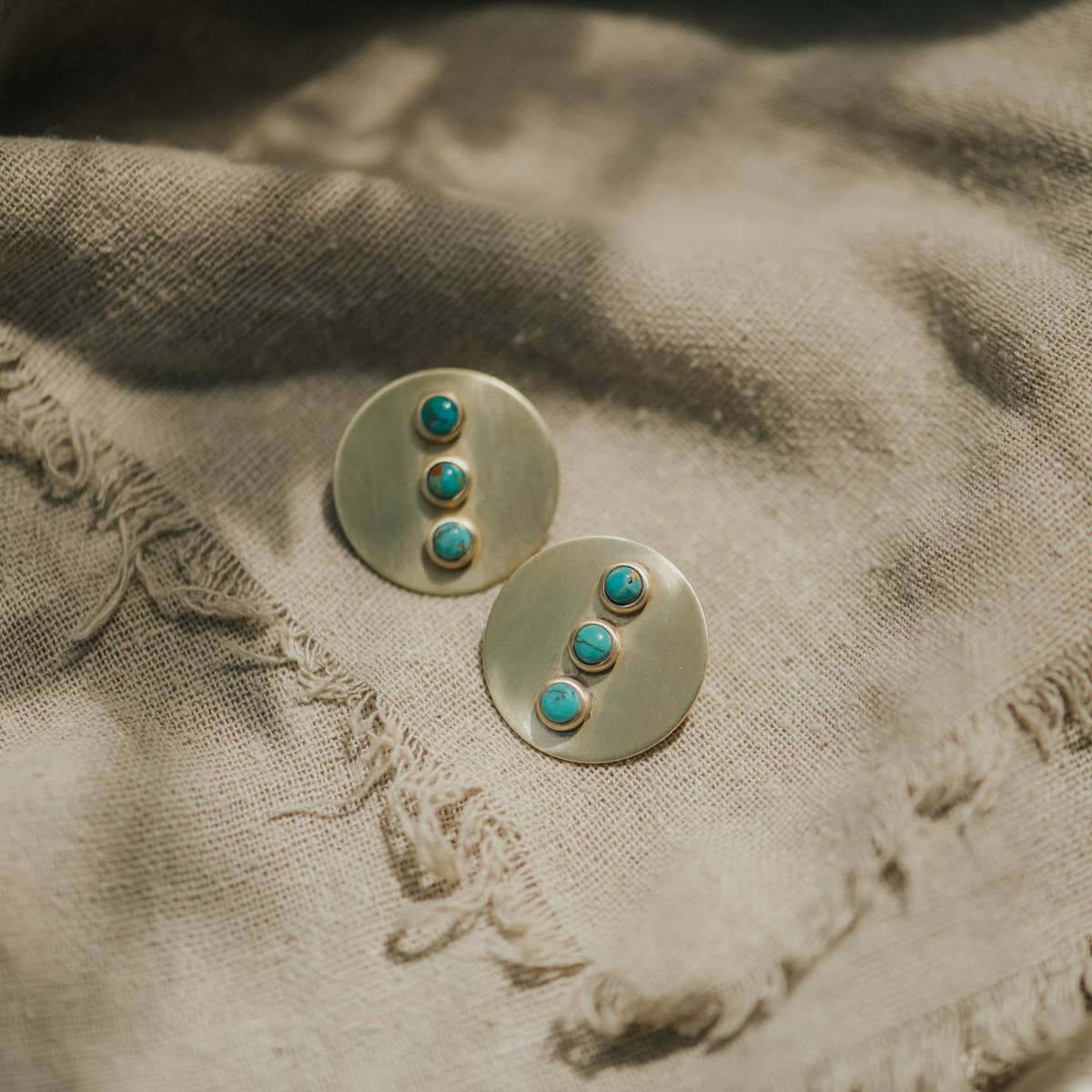 Gallatin Studs // Turquoise