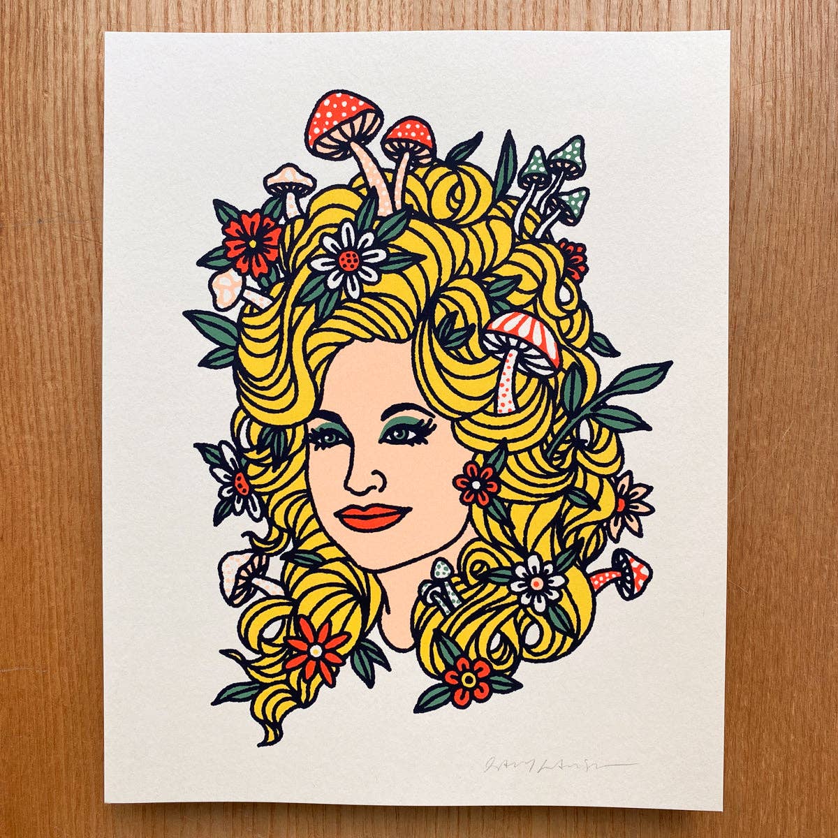 72 Dolly - Signed 8x10in Silkscreen Print