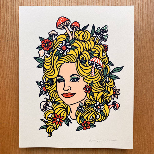 72 Dolly - Signed 8x10in Silkscreen Print