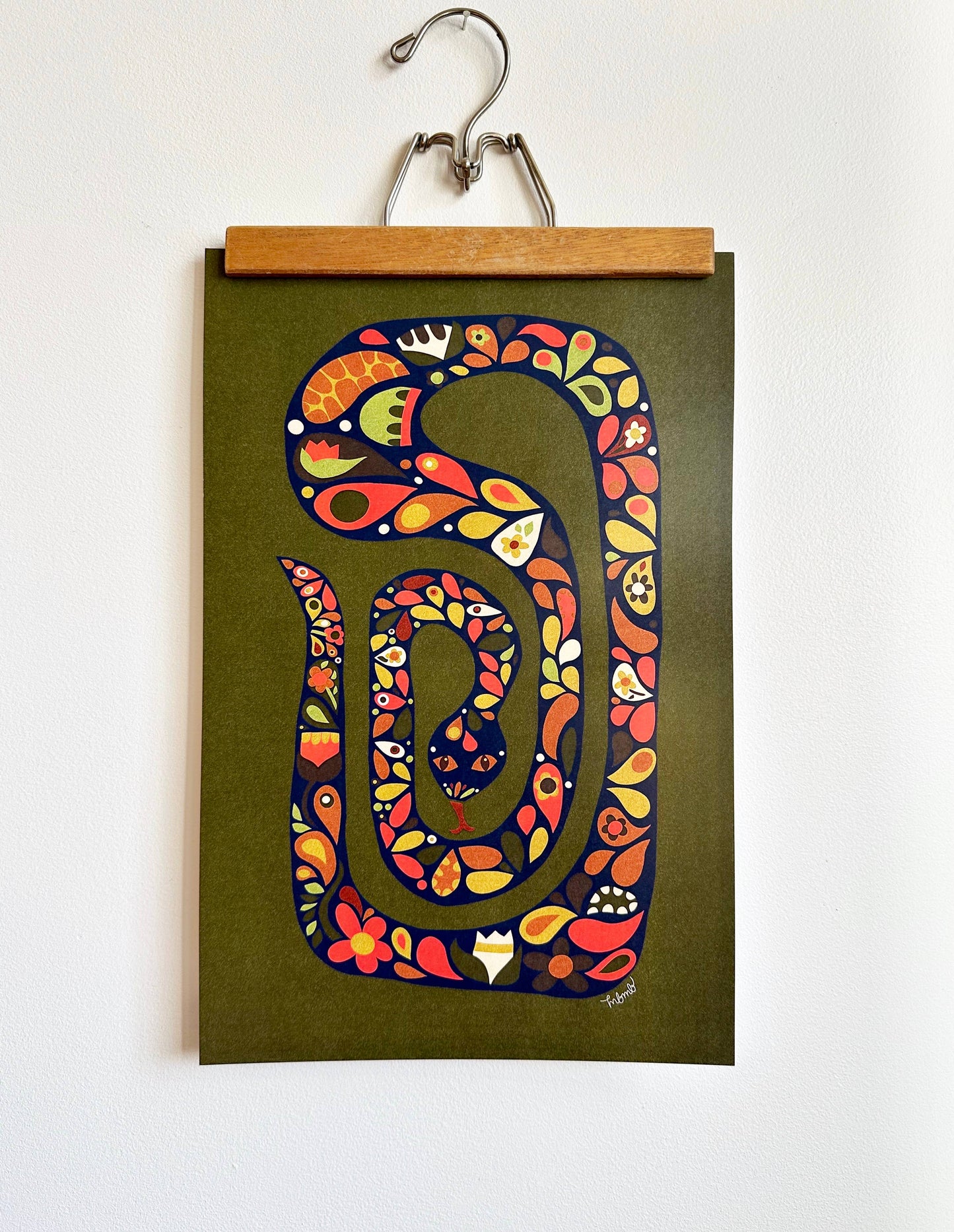 Scandi Snake-11 x 17 print - MBMB