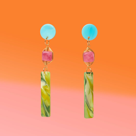 Jade Tropical Dangles