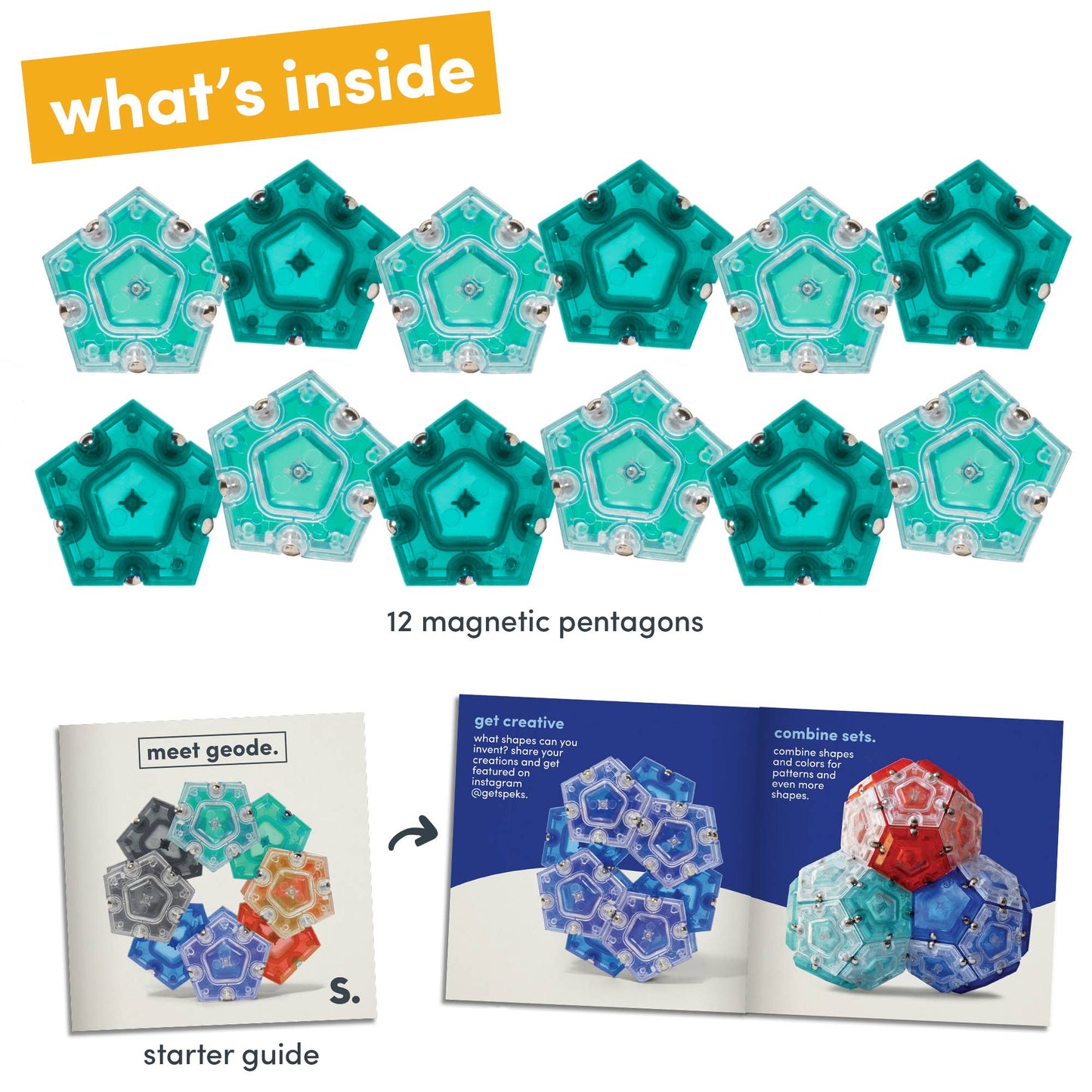 Geode Sphere Fidget Toy - Speks