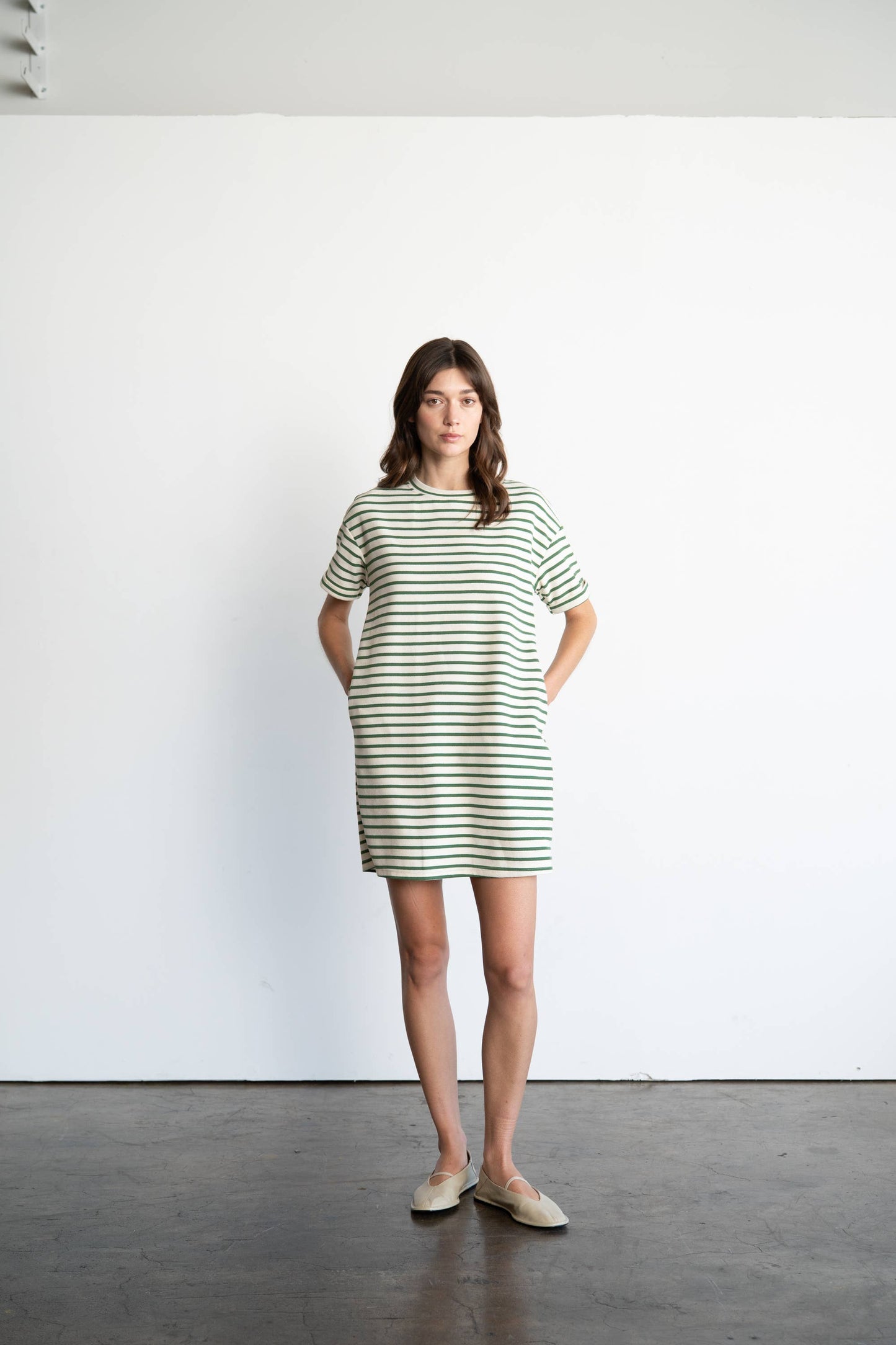Casual Striped Mini Dress