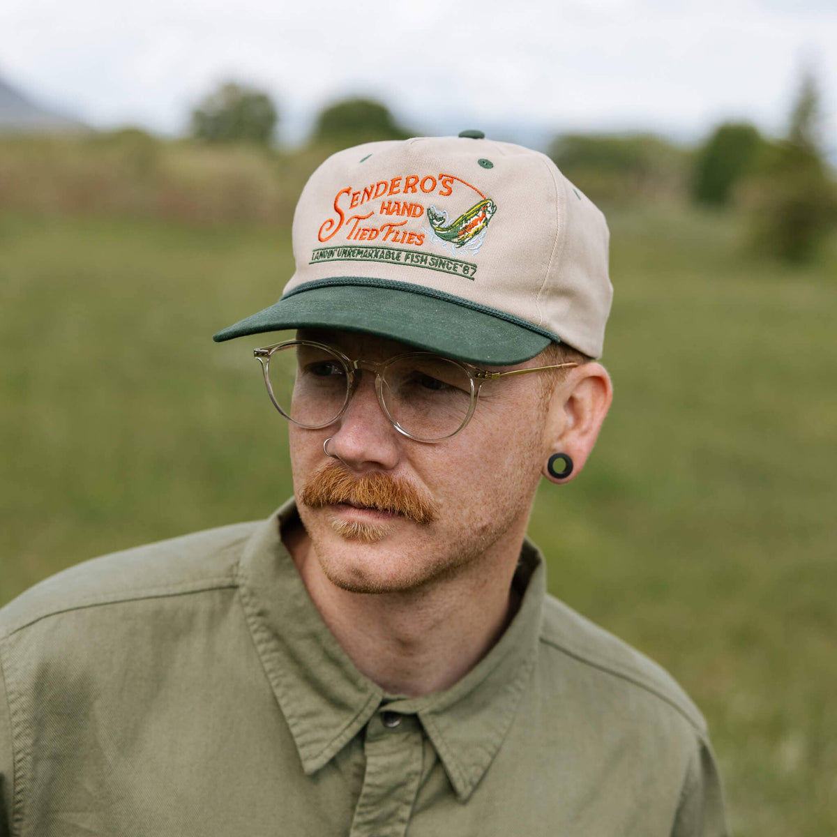 Hand Tied Flies Hat - Sendero
