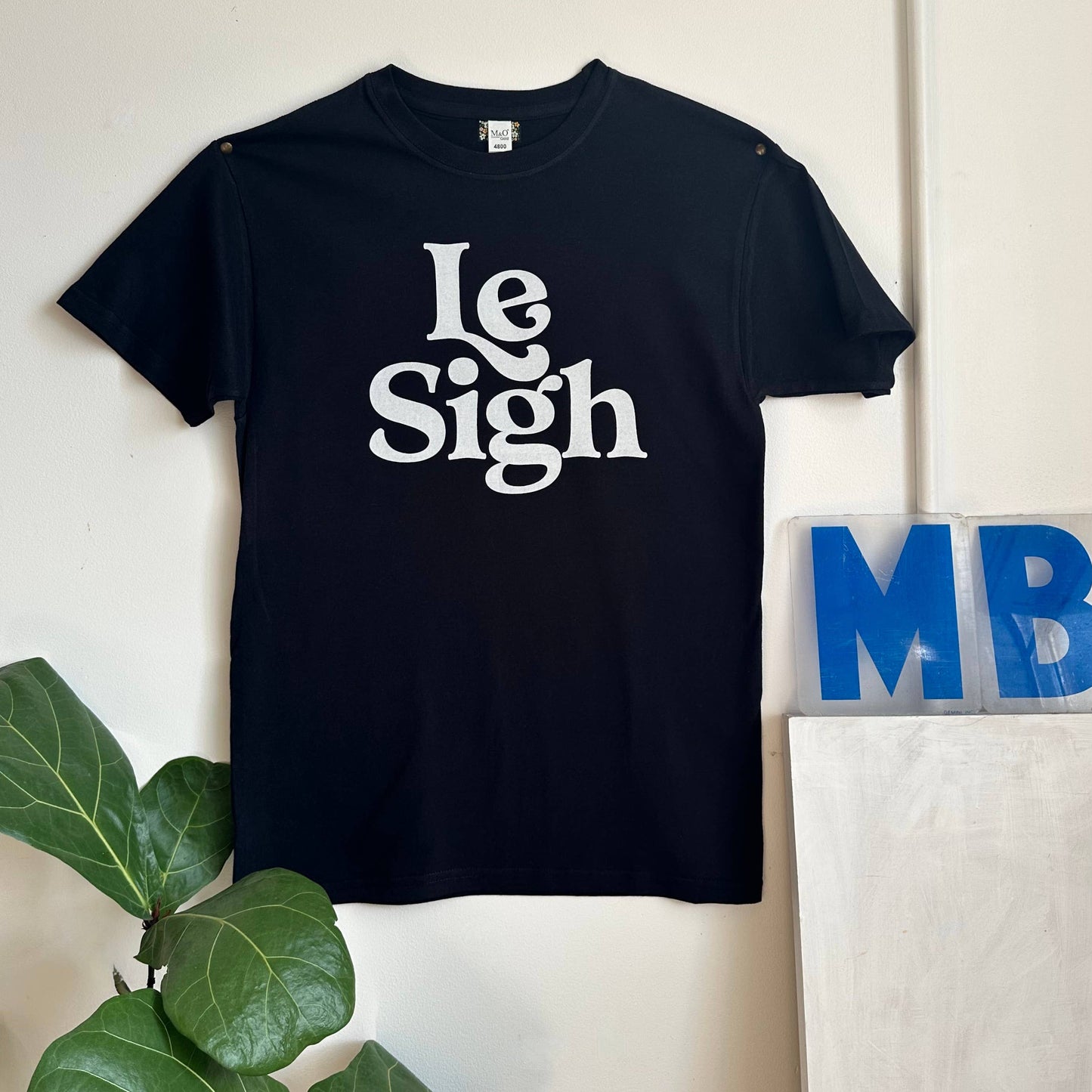 Le Sigh - Black Unisex T-Shirt - MBMB