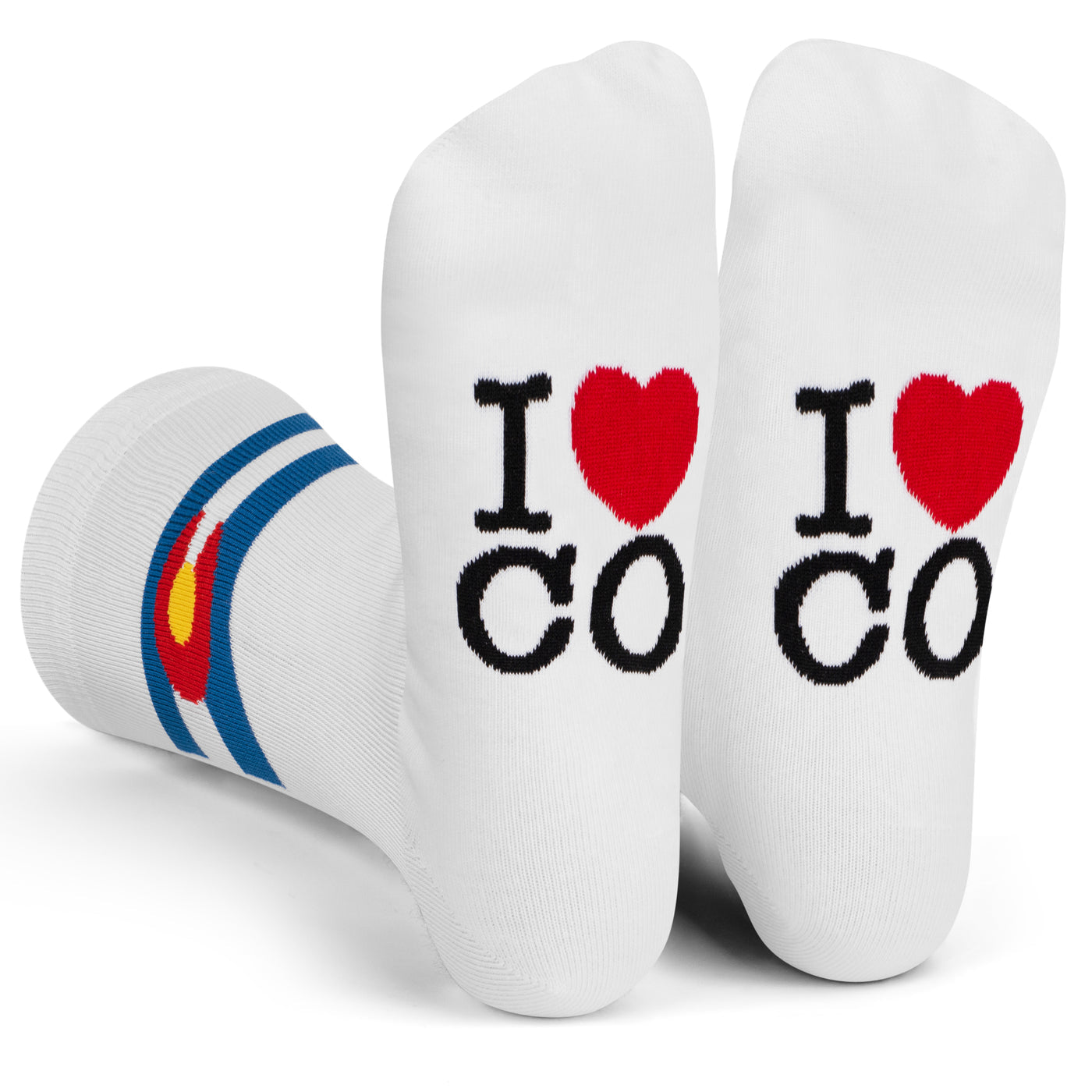 I Heart Colorado (White) Socks
