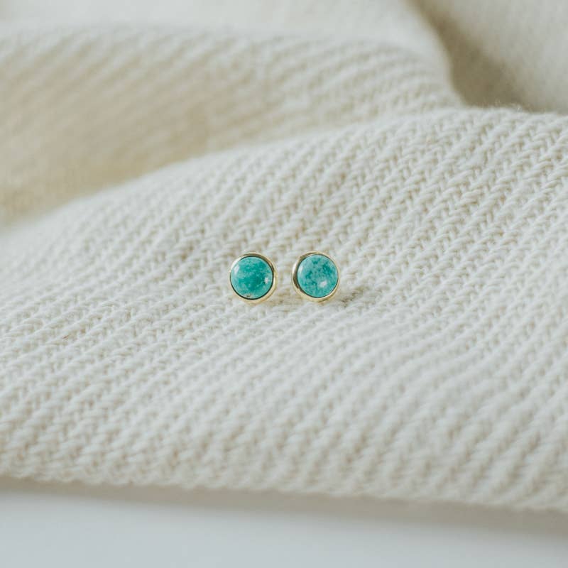 Hyalite Studs - Turquoise