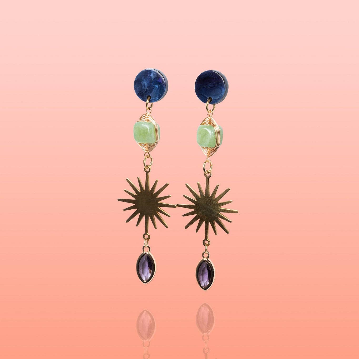 Alma Deep Blue + Green Jade