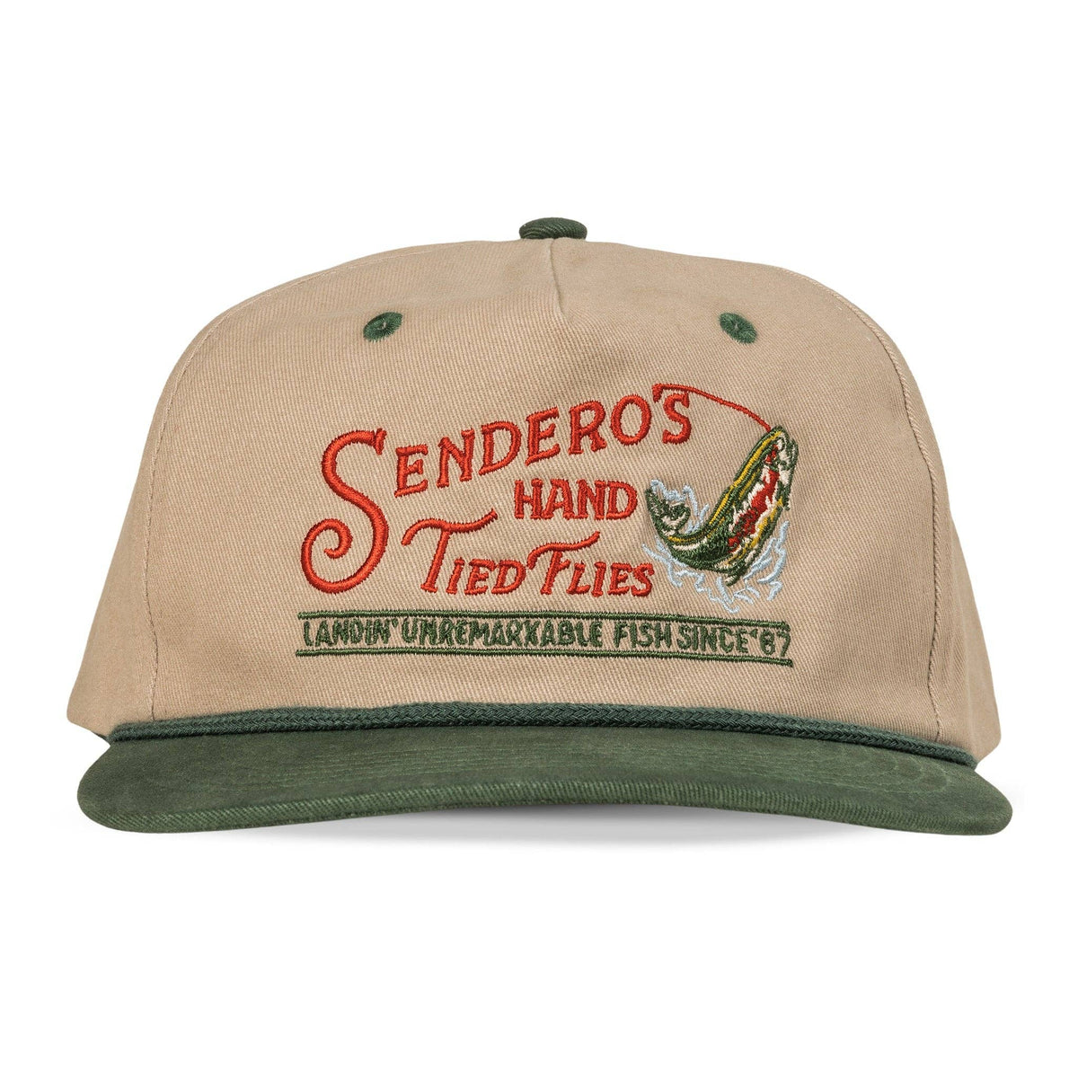 Hand Tied Flies Hat - Sendero