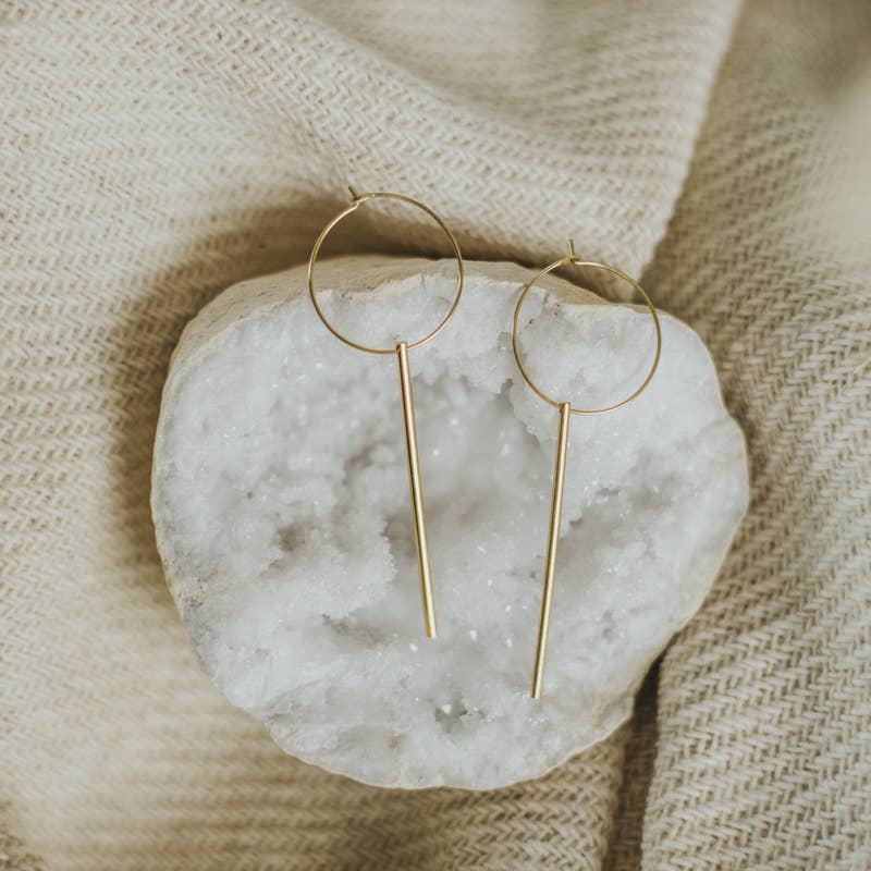 Flux Hoop Earrings