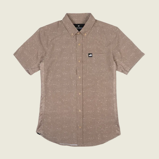 Men's Vista Stretch Button Down - Brown Loam