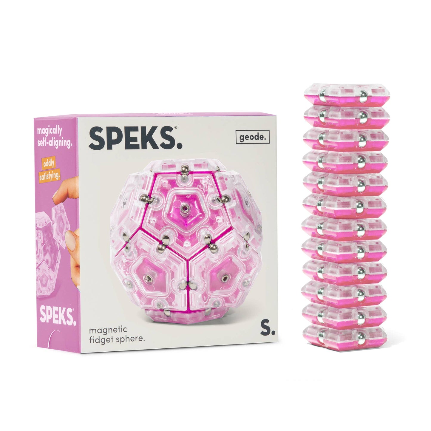 Geode Sphere Fidget Toy - Speks