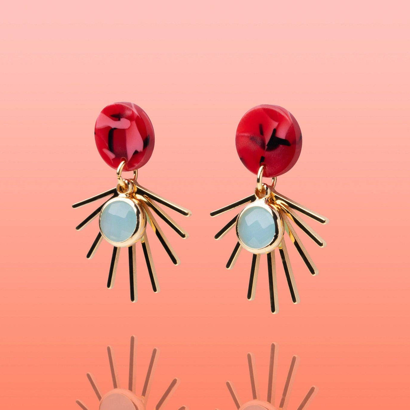 Rosa Azul Small Dangles