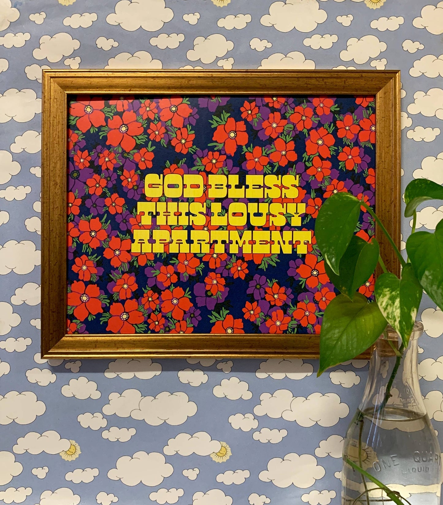 God Bless this Lousy Apartment - 11 x 14 print - MBMB