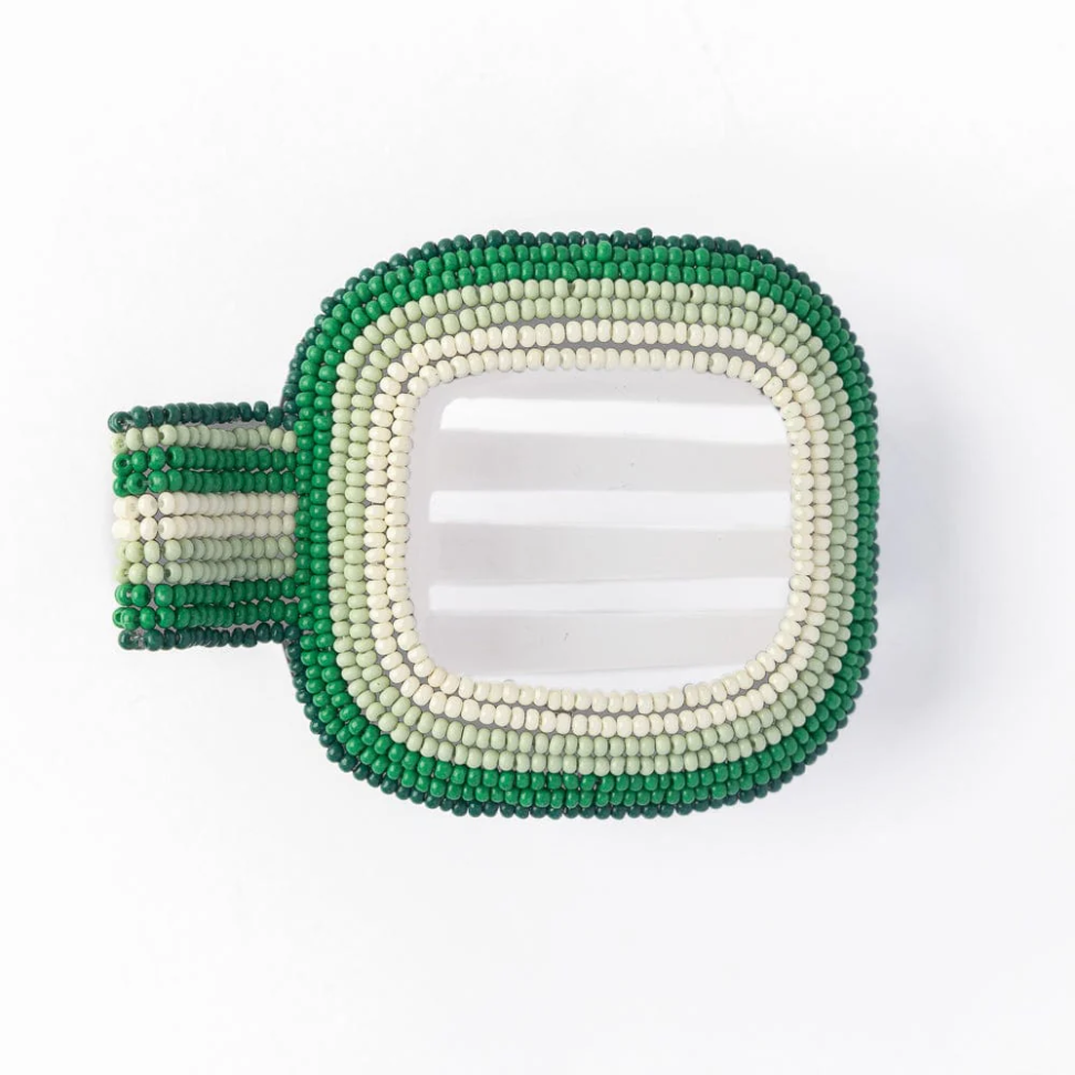 Charlotte Ombre Flat Hair Clip - Green - Ink + Alloy