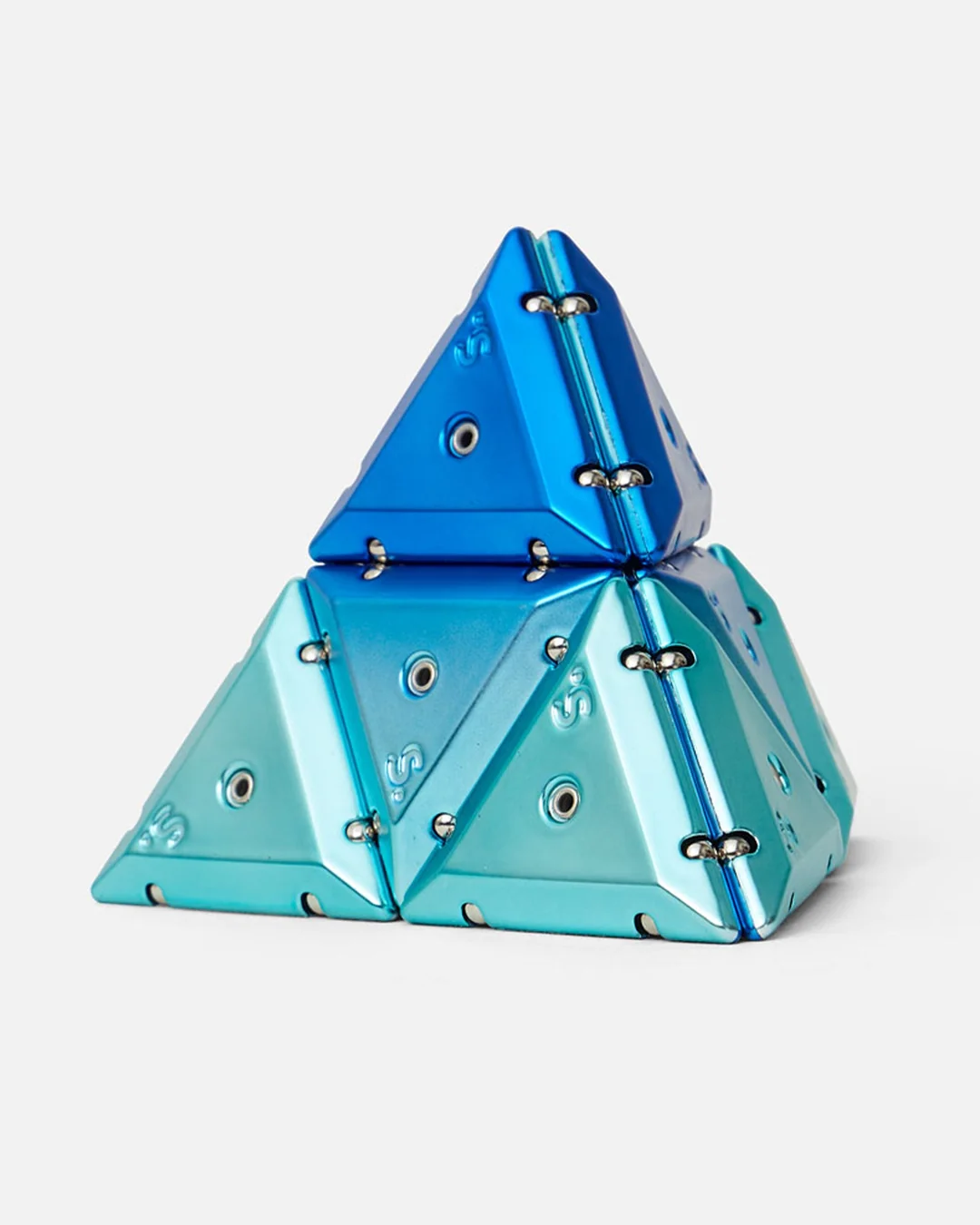 Geode Chrome Pyramid Fidget Toy - Speks