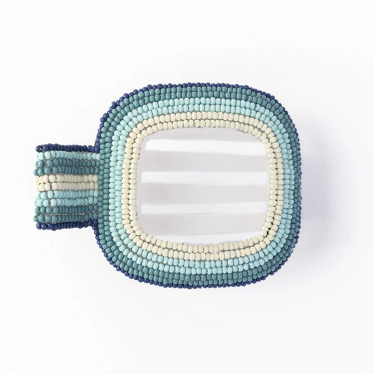 Charlotte Ombre Flat Hair Clip - Blue - Ink + Alloy