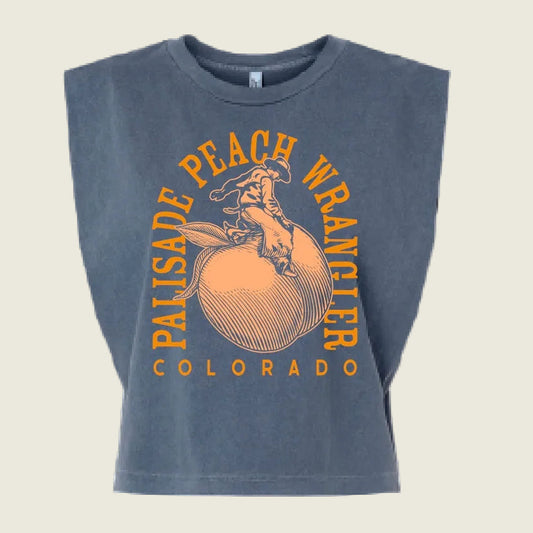 Peach Wrangler Muscle Tee
