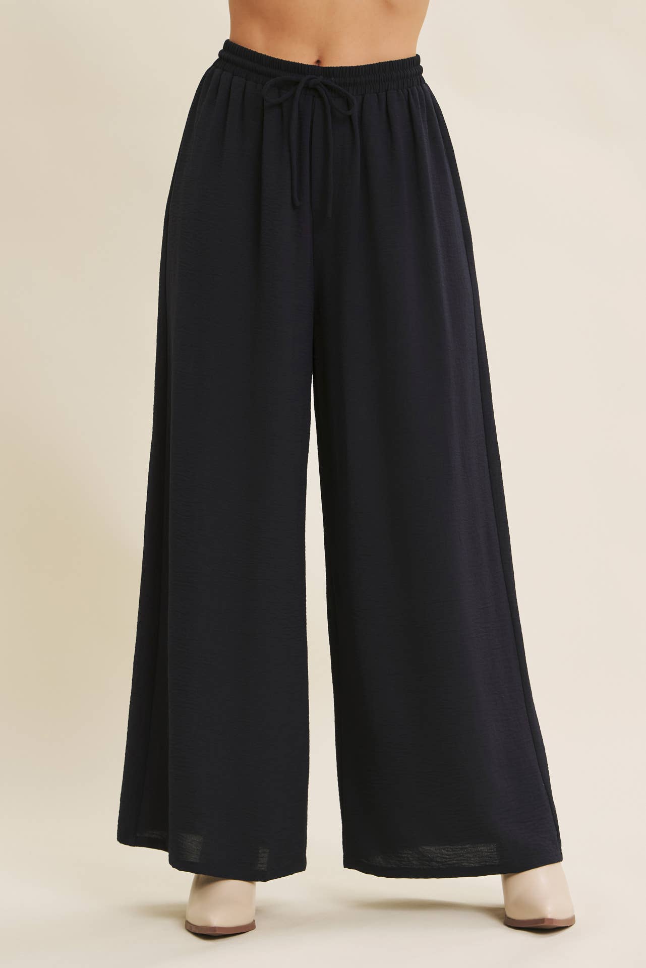 High Waist Wide Leg Mocha Pants