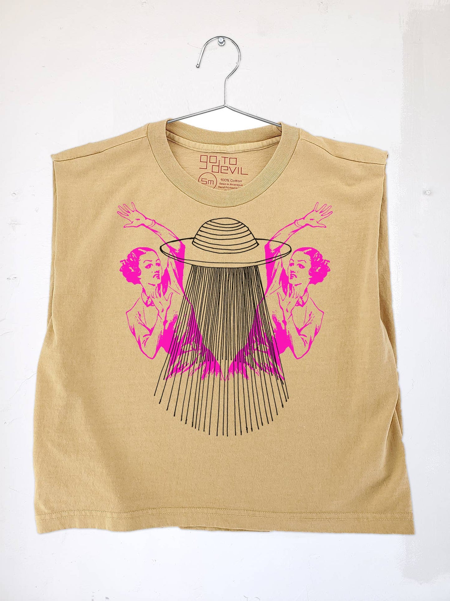 UFO Ladies Joan Heavyweight Muscle Tee