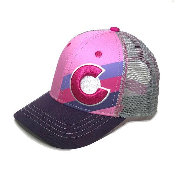 Kids' Incline Pink Berry Trucker Hat